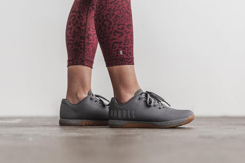 Women's Nobull Mid-Rise Crop (PLUSH Heather) Jogger Red | SG D3122F